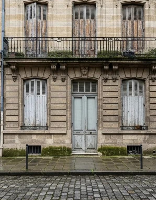 Facade avant renovation a Bordeaux