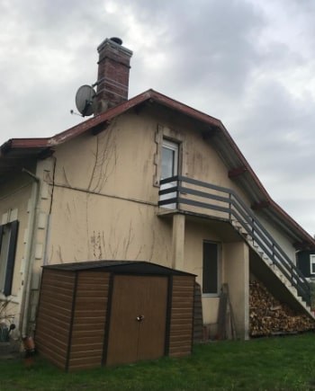 Ravalement de facade avant a Biscarrosse